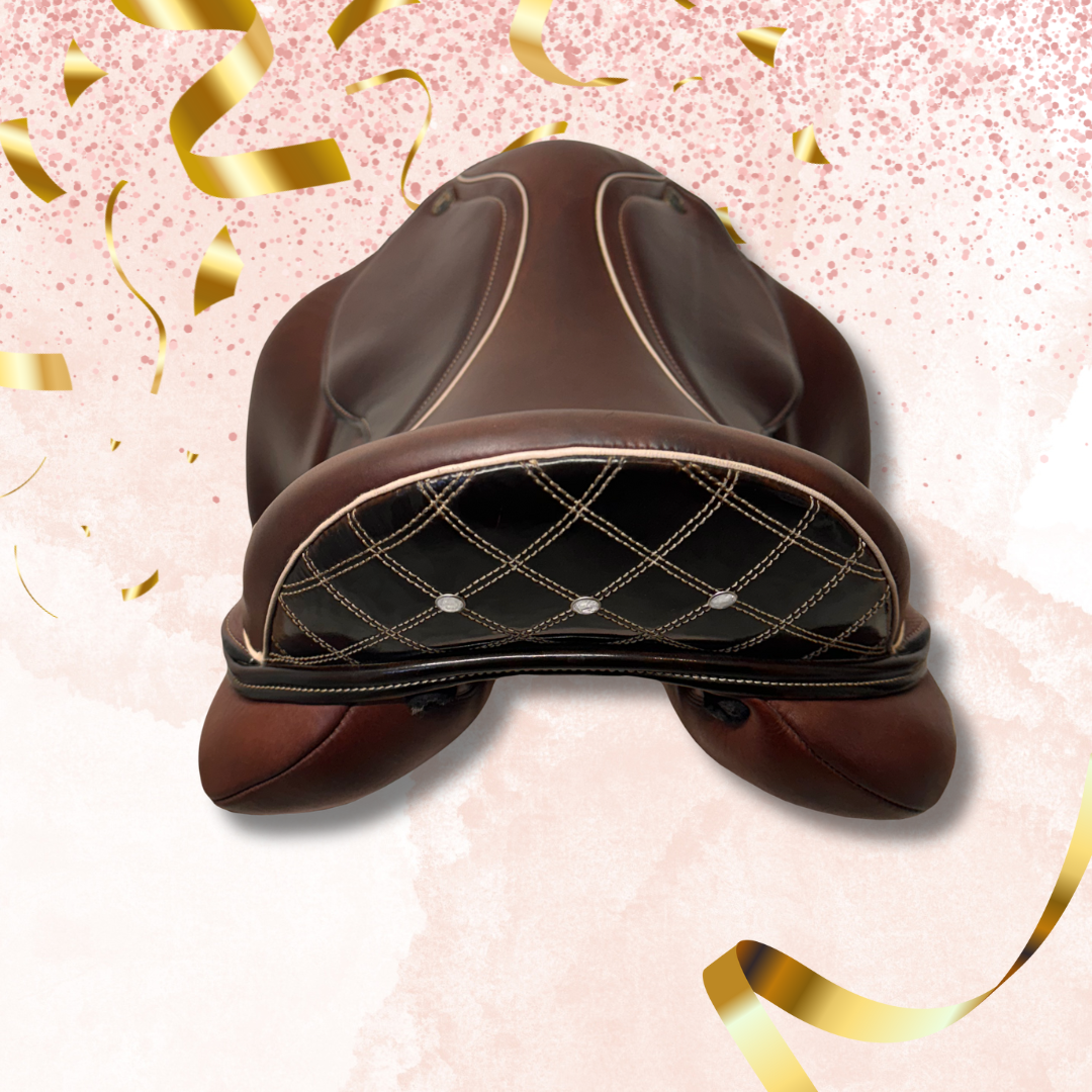 17” Lovas Lagos Dressage Saddle with UGS