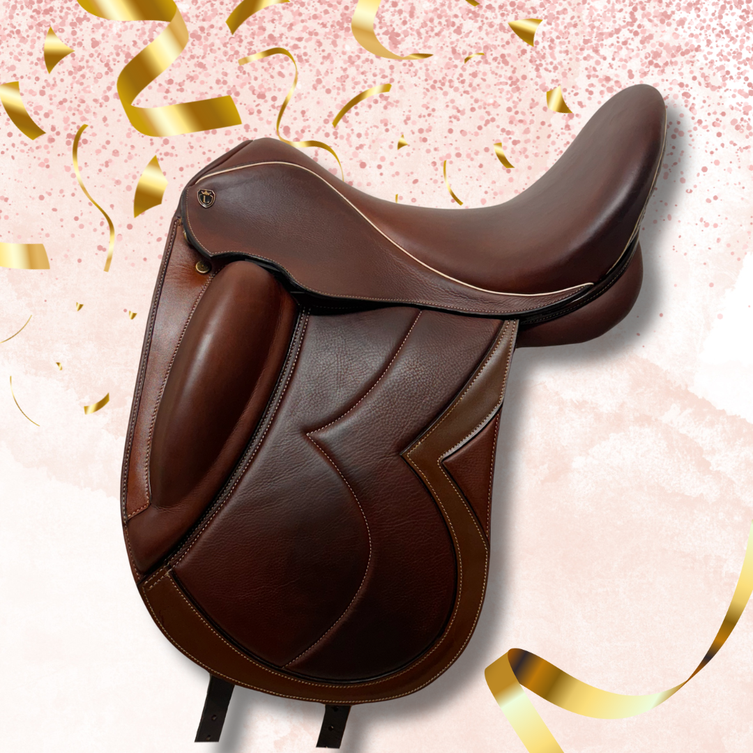17.5" Lovas Legato Dressage Saddle With UGS
