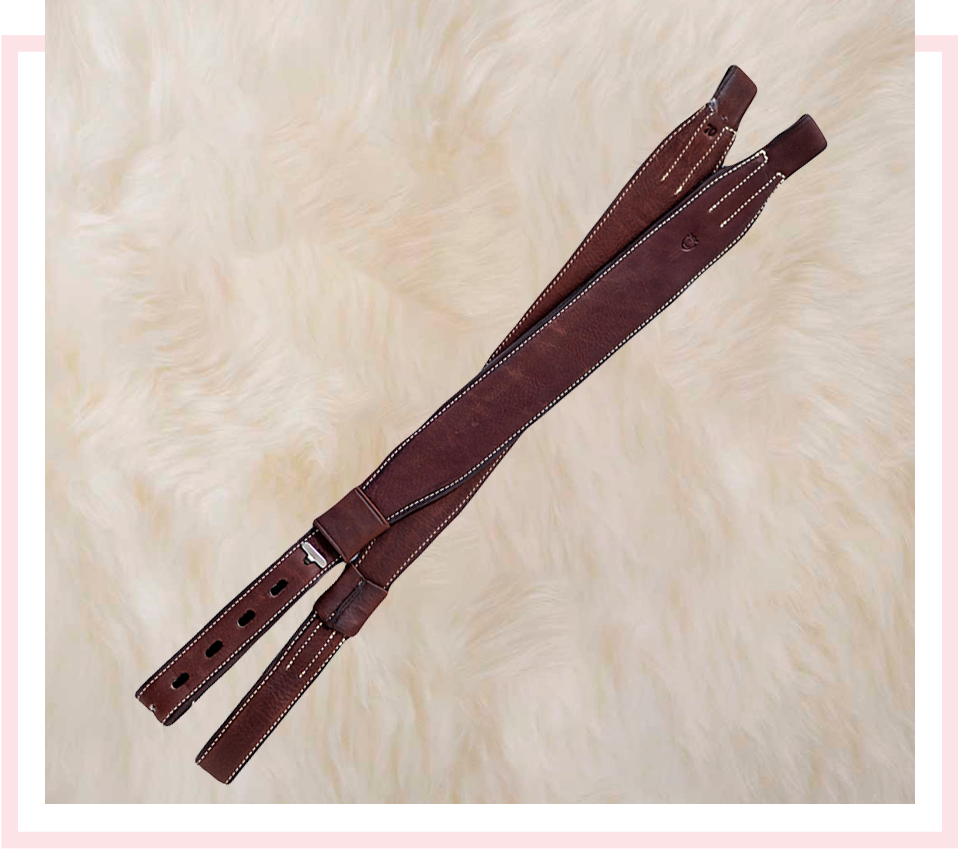 Lure Calfskin Stability Mono-Stirrup Leathers