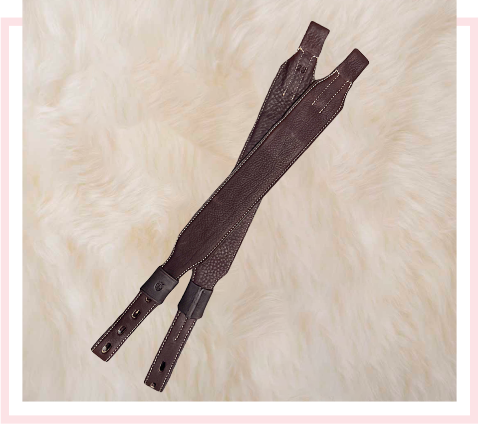 Lure Calfskin Stability Mono-Stirrup Leathers