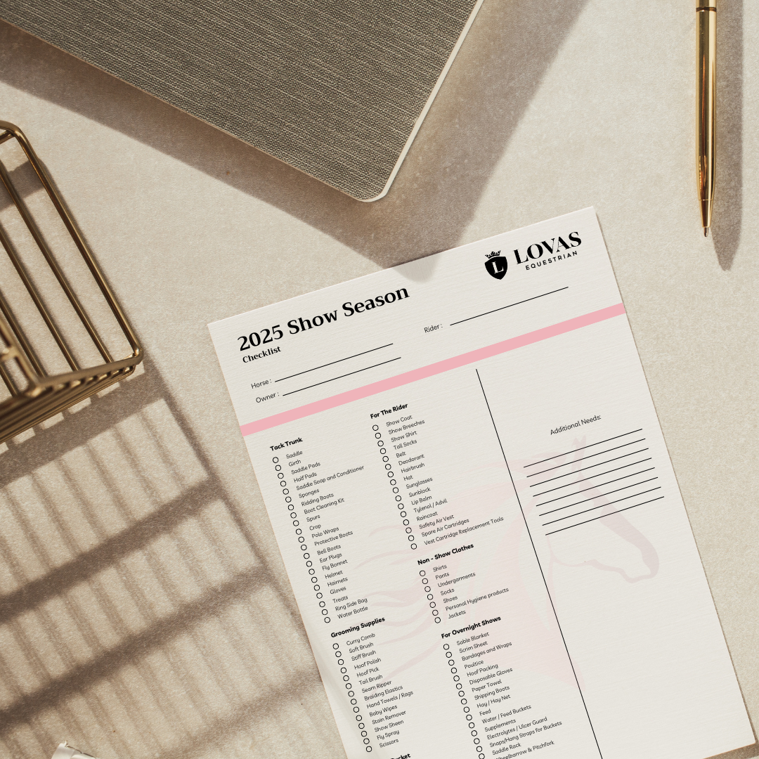 2025 Show Season Checklist