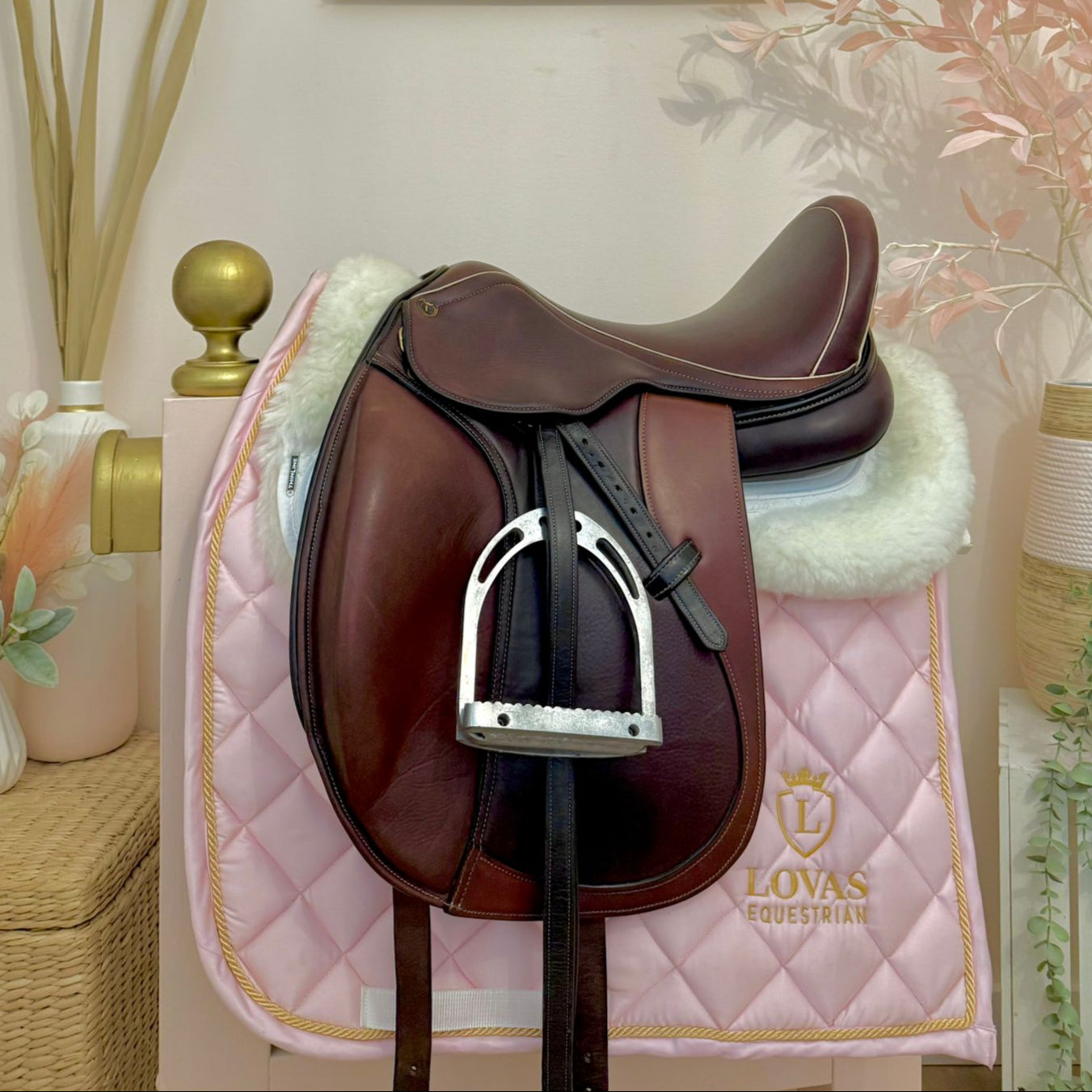 17” Monoflap Lagos Dressage Saddle Package