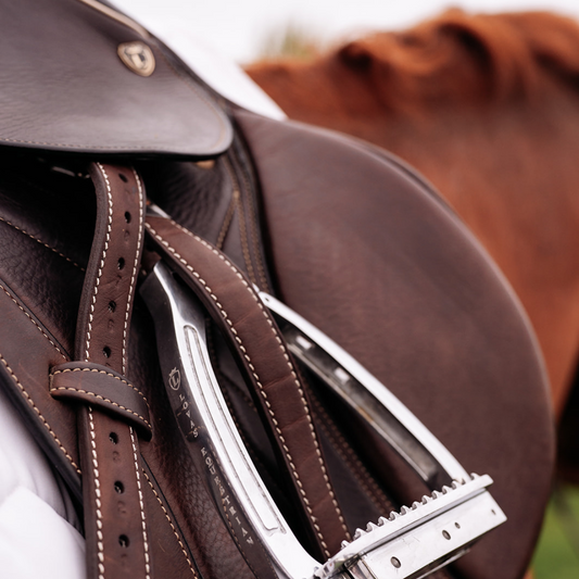 Loyal Safety Stirrup and Stirrup Leathers Bundle