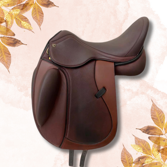 17" Livingston Dressage Saddle With UGS