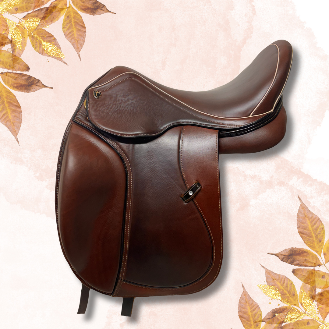 17” Lovas Lagos Dressage Saddle with UGS