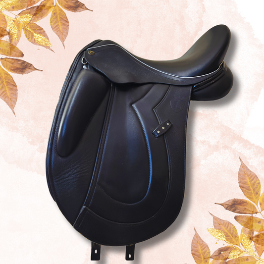 17.5" Lovas Liberty W Monoflap Dressage Saddle