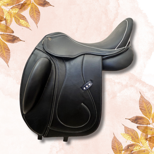 17" Lovas Livingston Dressage Saddle With UGS