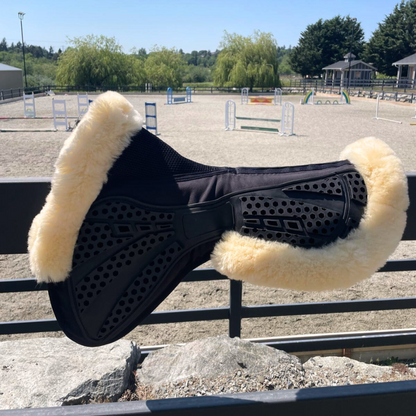 Legendary Shimmable Trapezius Relief Pad – Sheepskin Trim